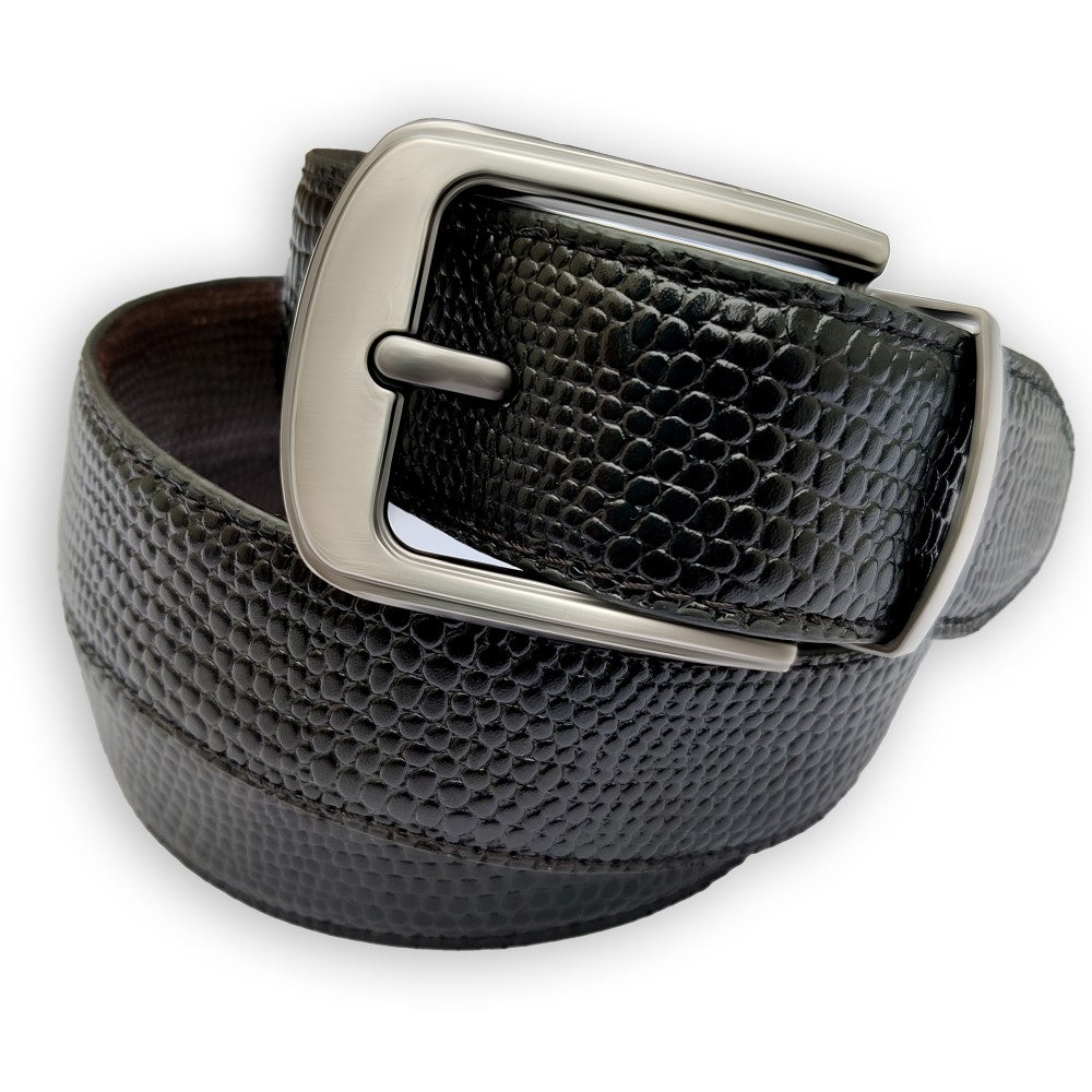 Double Sided Black Belt for Men