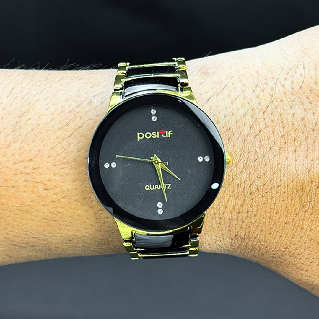 Classic Quartz Watch - Yellow/Black