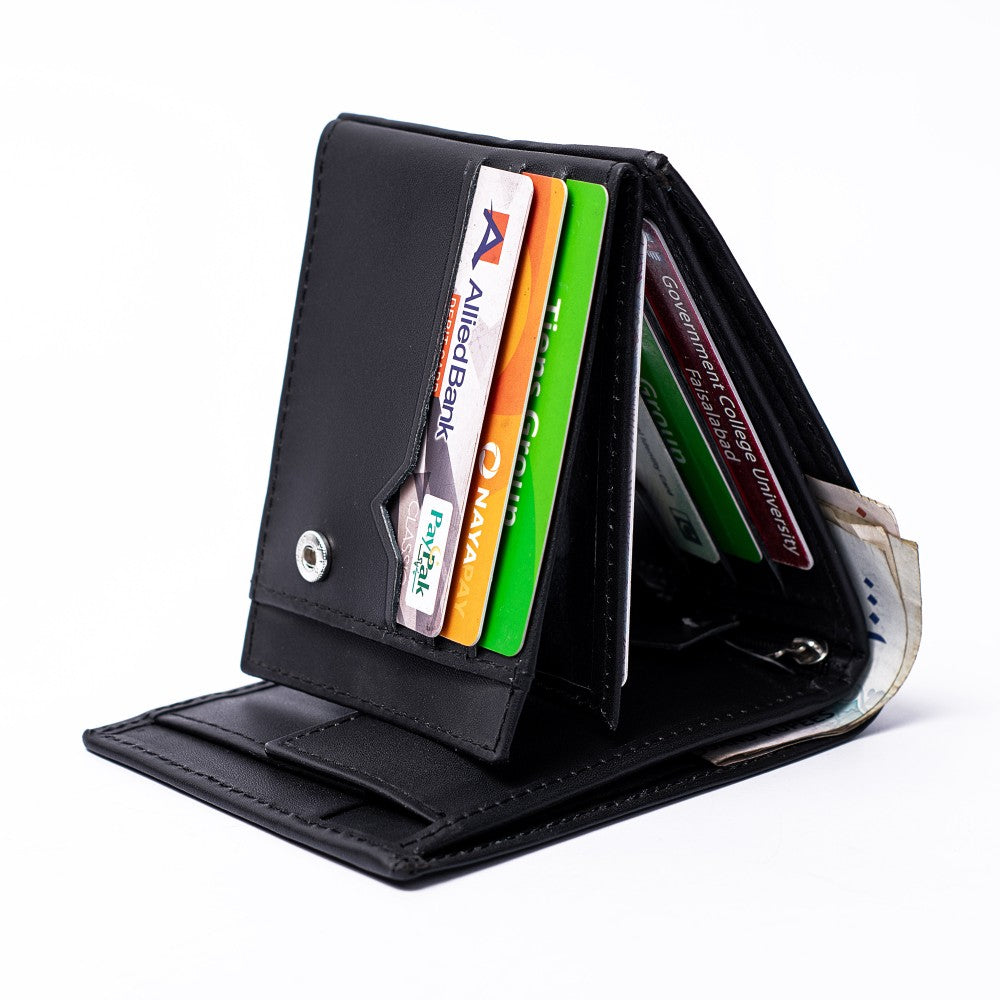 Ostrich Black Wallet