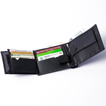 Ostrich Black Wallet