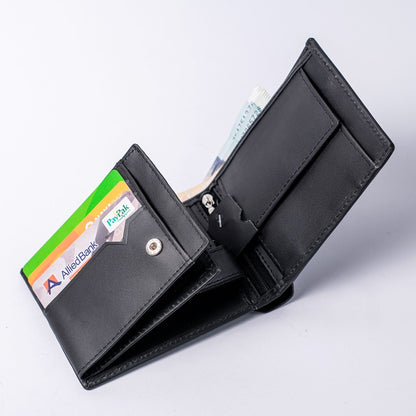 Ostrich Black Wallet