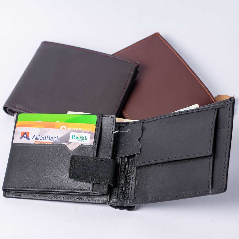 Ostrich Black Wallet