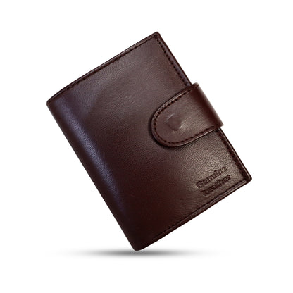 Button Closure Soft Wallet