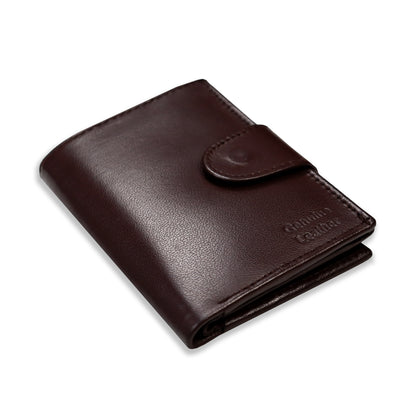 Button Closure Soft Wallet