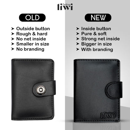 Minimool Button Closure Wallet