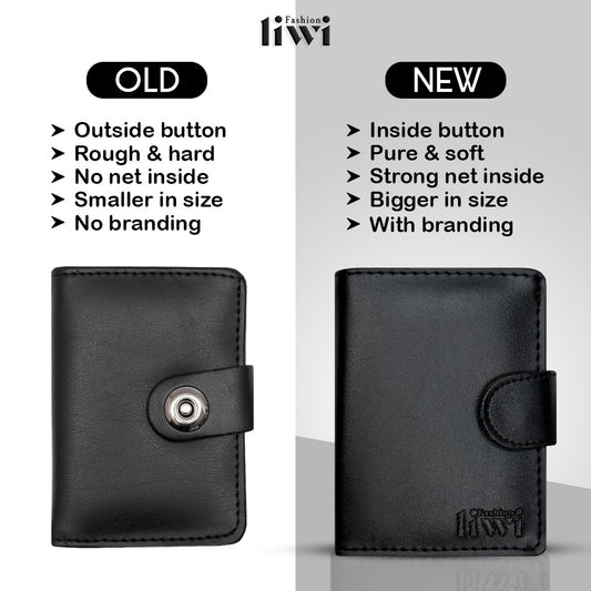 Minimool Button Closure Wallet