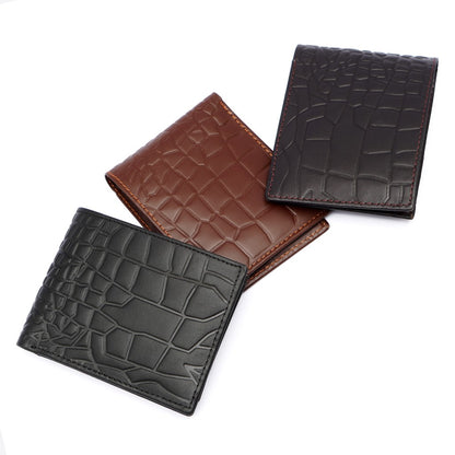 Croc Pattern Wallet