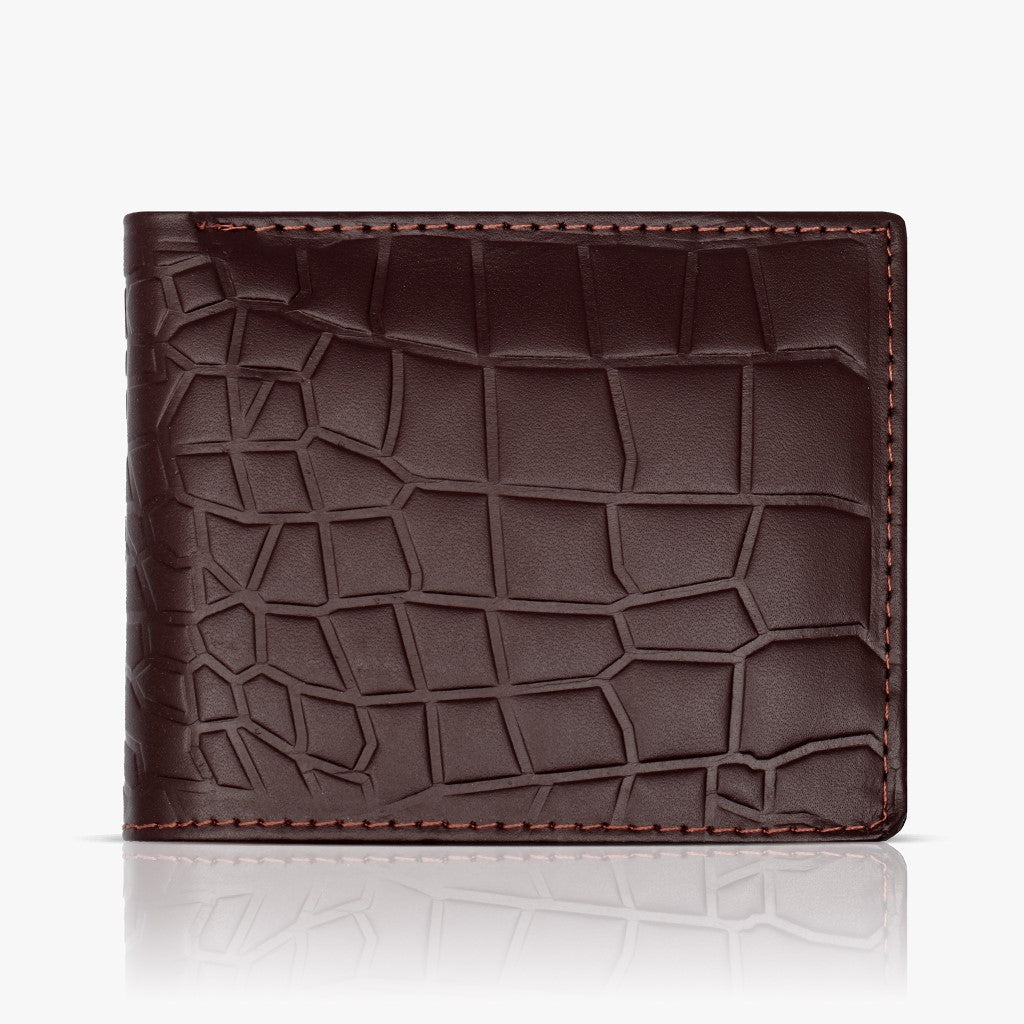 Croc Pattern Wallet